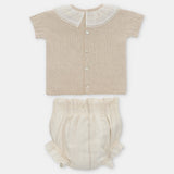 CONJ. PUNTO Y TELA NIÑA GOLD