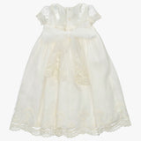 Faldón Tela Unisex Marfil Con Capota