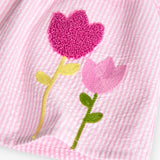 Vestido Popelín Listado De Bebé