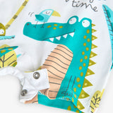 Pelele Punto Corto Y Estampado