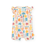 Set 2 Peleles Punto Y Estampado