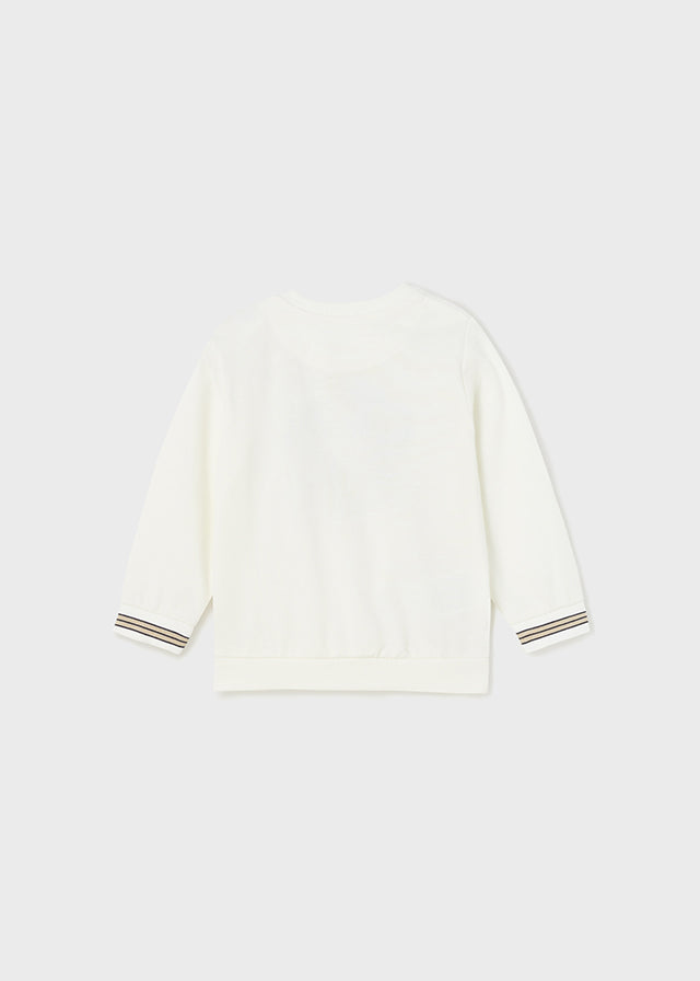 Conj. Pantalón felpa básico puños y  Pullover sin capucha