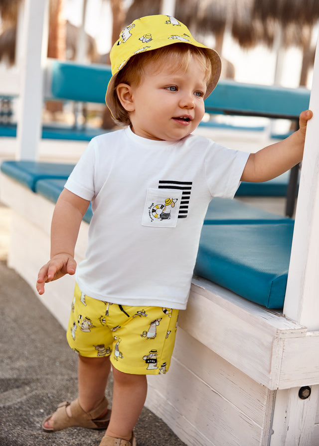 Conj. camiseta bañador