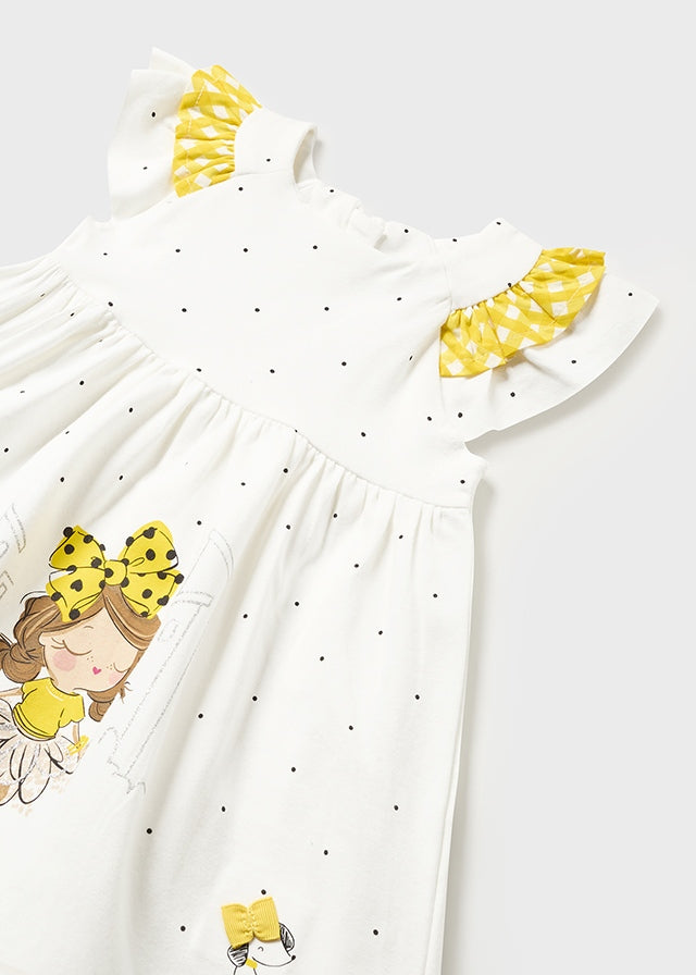 Vestido punto topos