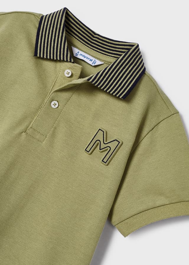 Polo m/c embossed