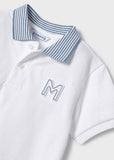 Polo m/c embossed