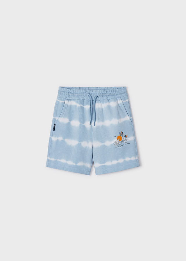 Conj. Pullover tie dye y Bermuda punto tie dye