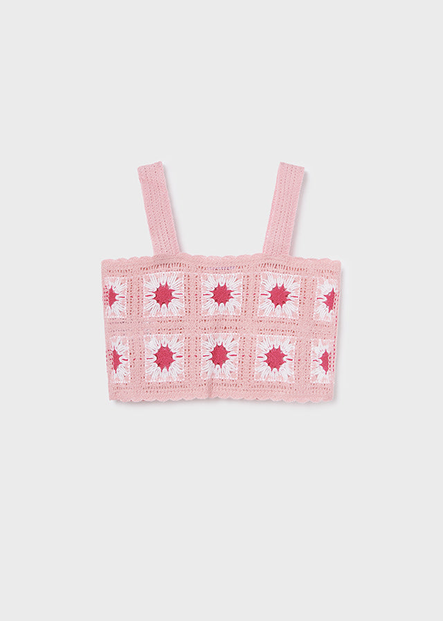 Set top croche y camiseta