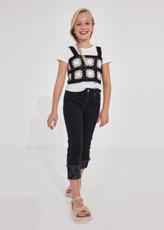 Set top croche y camiseta