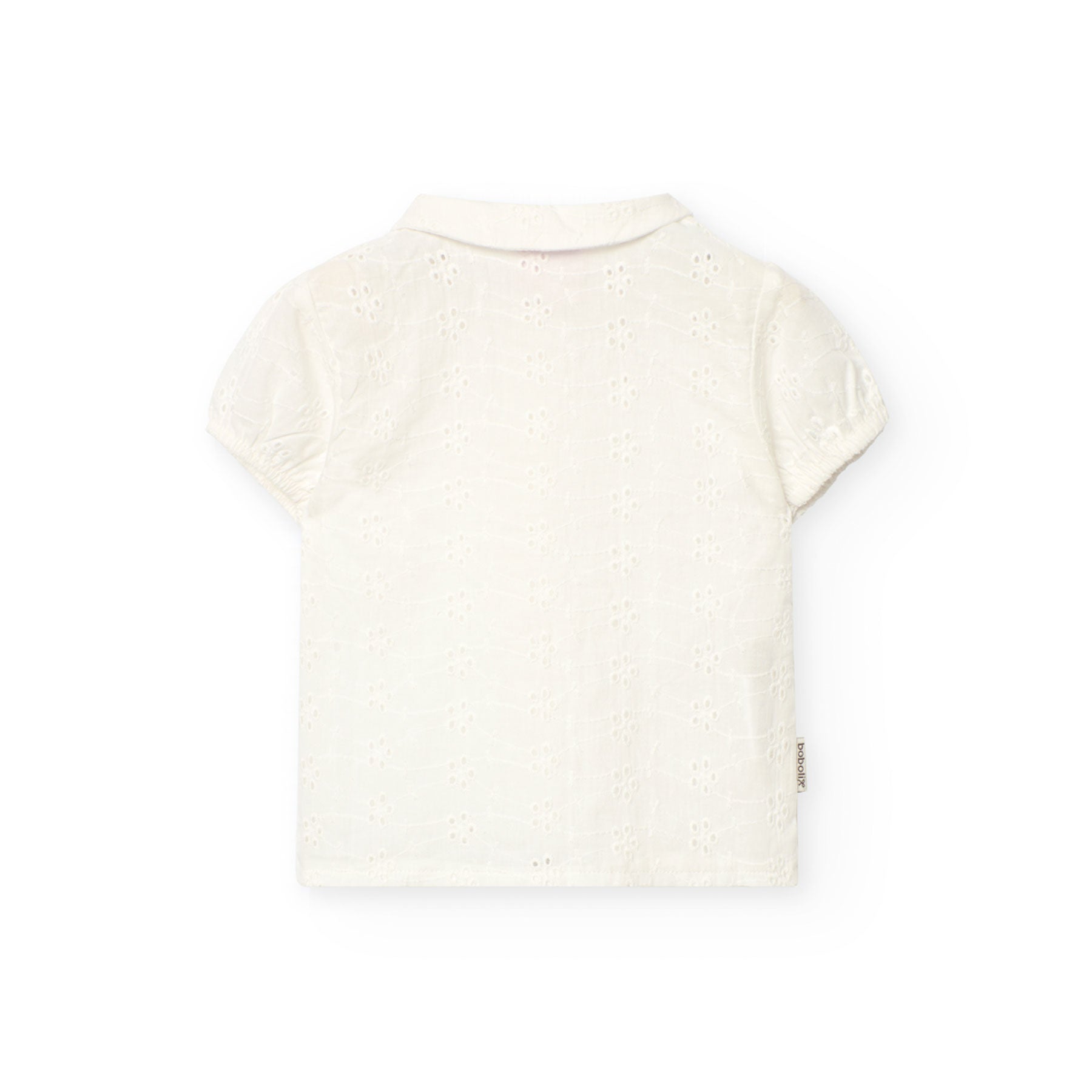 Camisa Batista Bordada De Bebé Niña