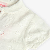 Camisa Batista Bordada De Bebé Niña