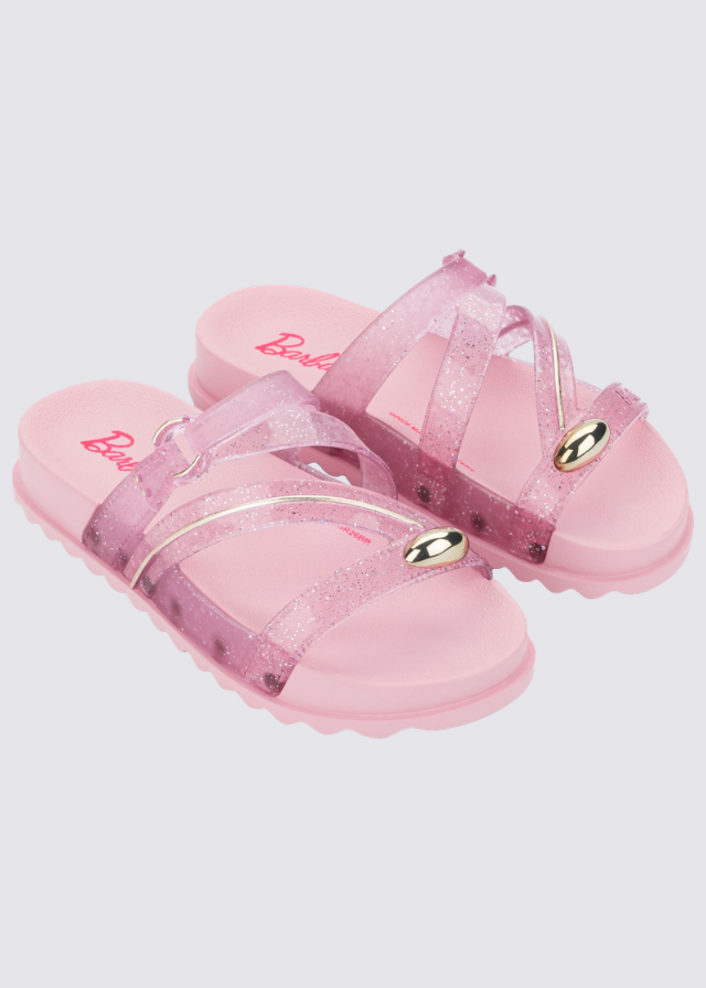 Sandalias Slide Barbie Deluxe para Niña