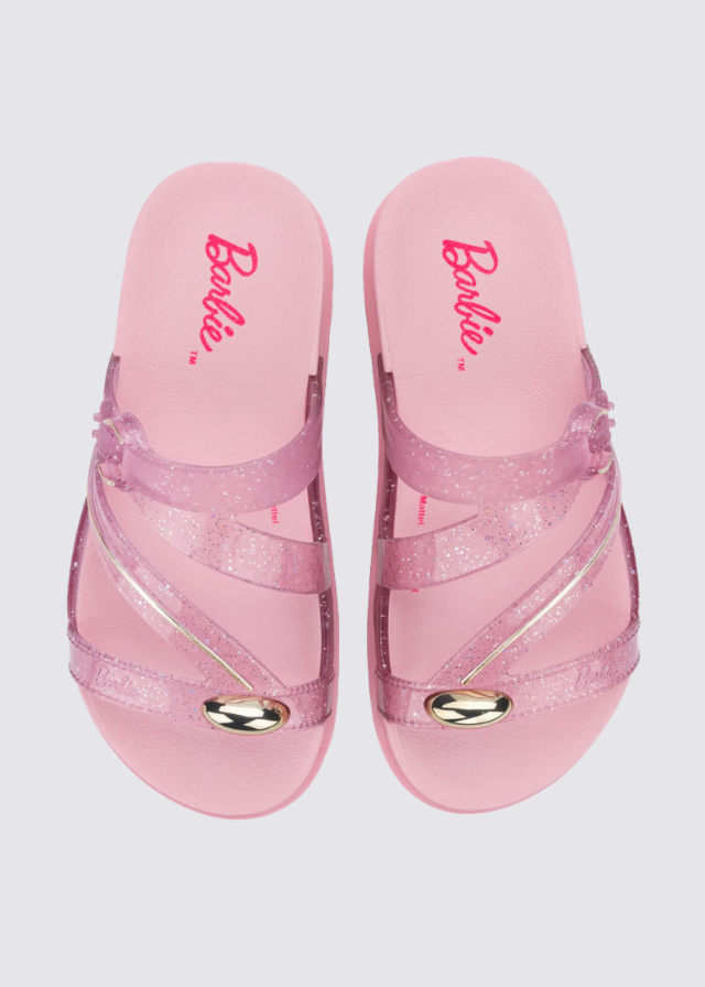 Sandalias Slide Barbie Deluxe para Niña