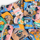 Camisa Popelín Estampada De Bebé