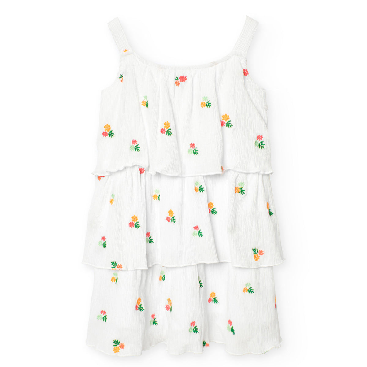 Vestido Bambula Flores De Niña