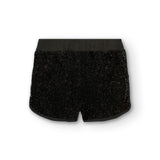 Conj. Sudadera Felpa Elástica Y Short Con Lentejuelas