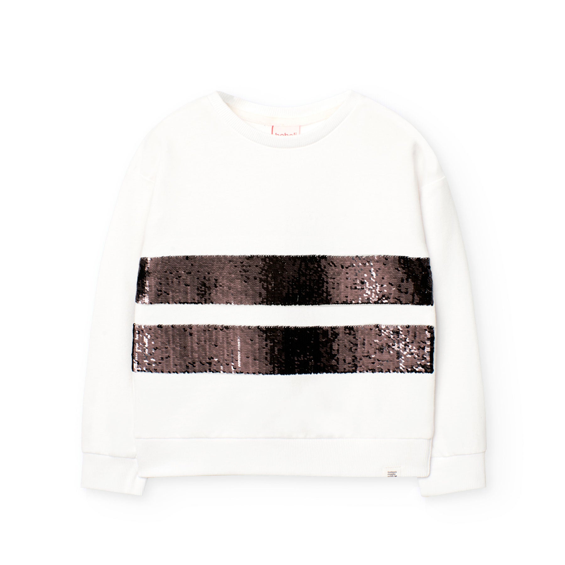 Conj. Sudadera Felpa Elástica Y Short Con Lentejuelas