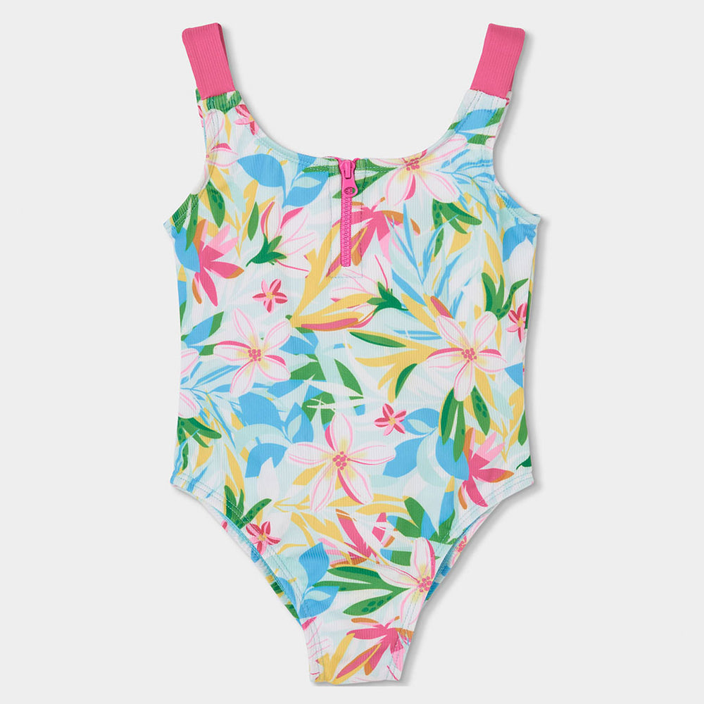 Bañador poliamida flores