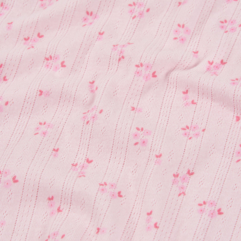 Pijama canalé flores de niña