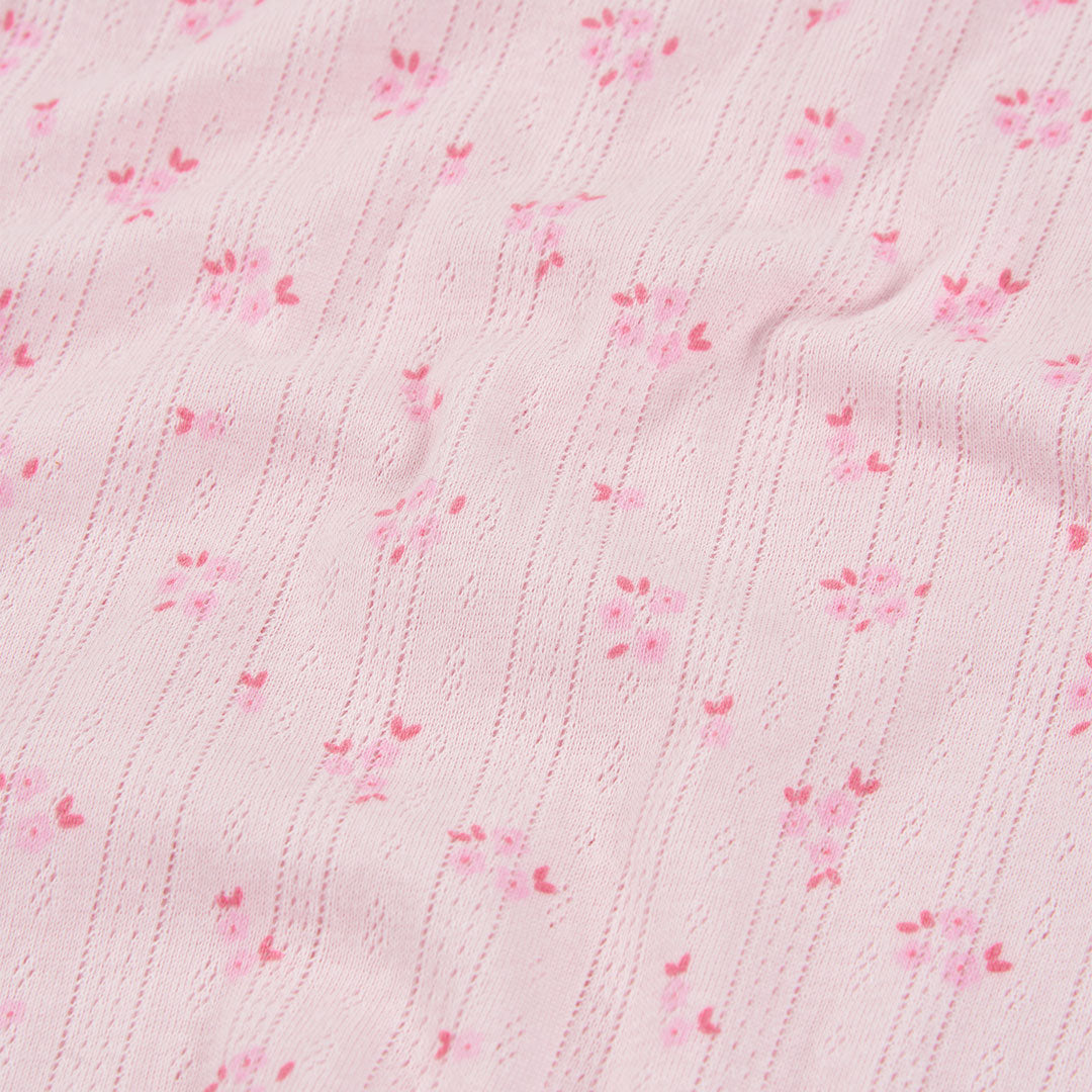 Pijama canalé flores de niña