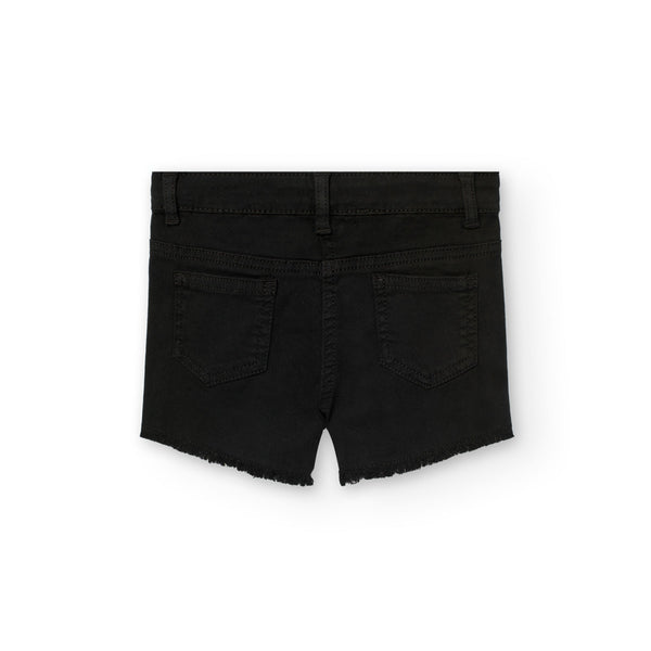 Short Sarga Elástica De Niña