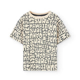 Conj. Camiseta Punto Y Bermudas Felpa Denim