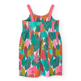 Vestido Punto Hojas De Niña