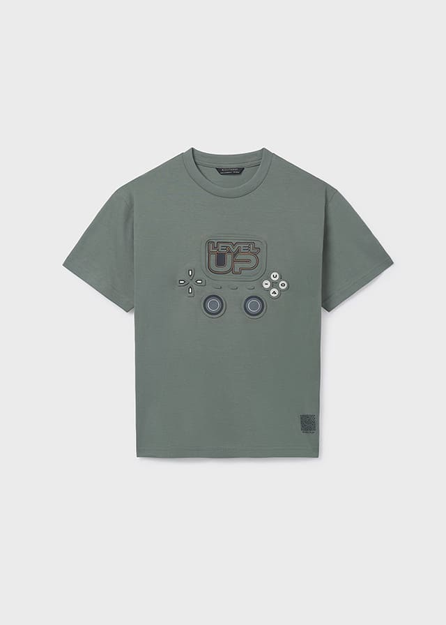 Camiseta m/c embossed