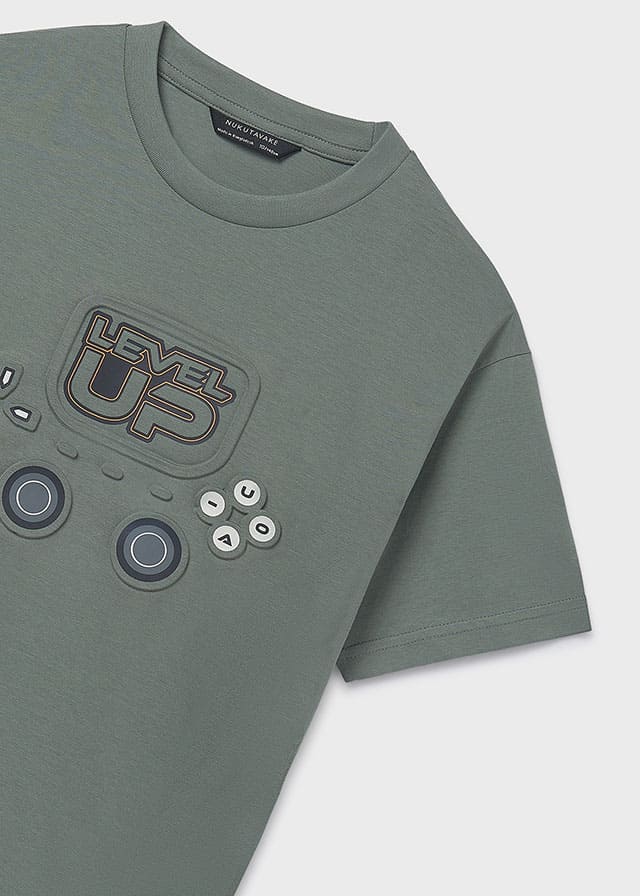 Camiseta m/c embossed