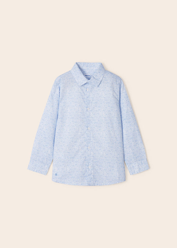 Camisa m/l estampado floral