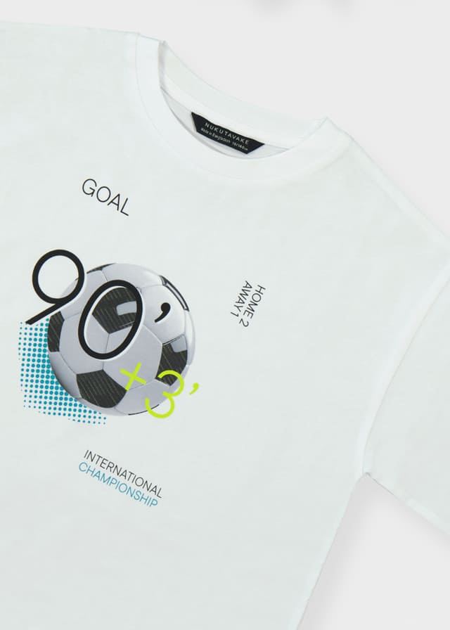 Camiseta m/c back print