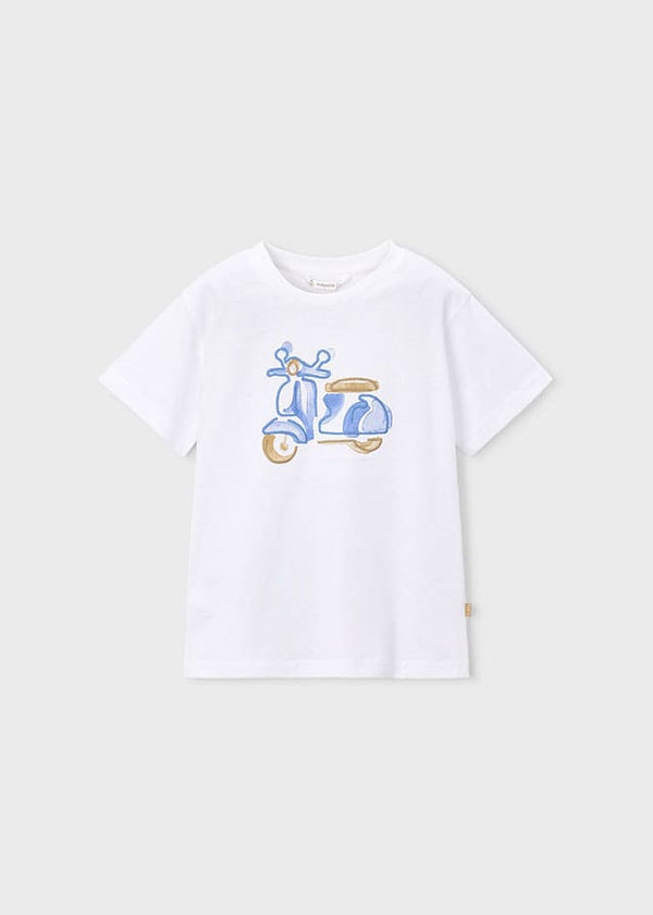 Camiseta m/c bordado