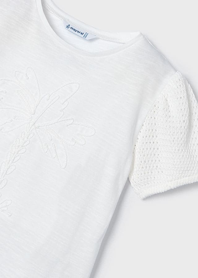Camiseta m/c combinada