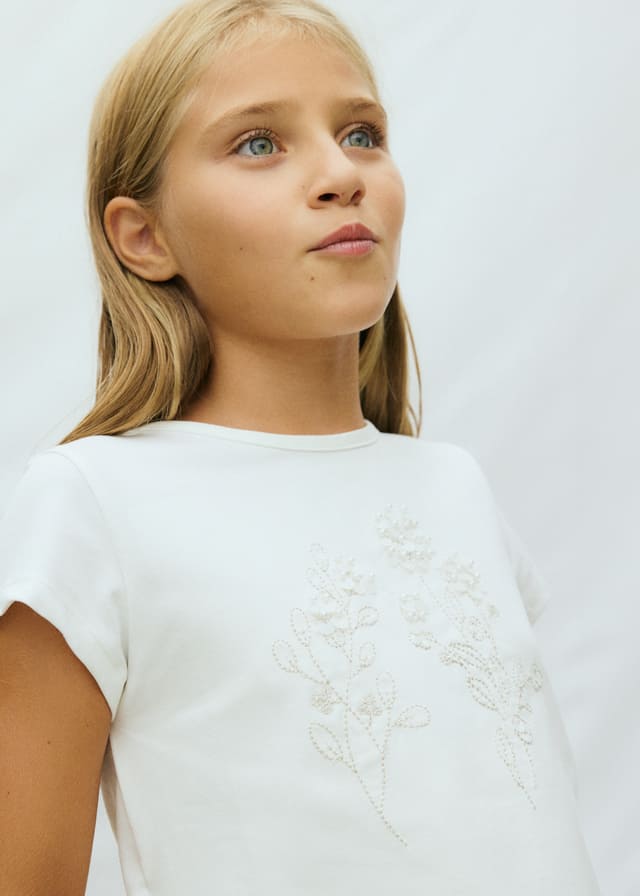 Camiseta m/c lentejuelas
