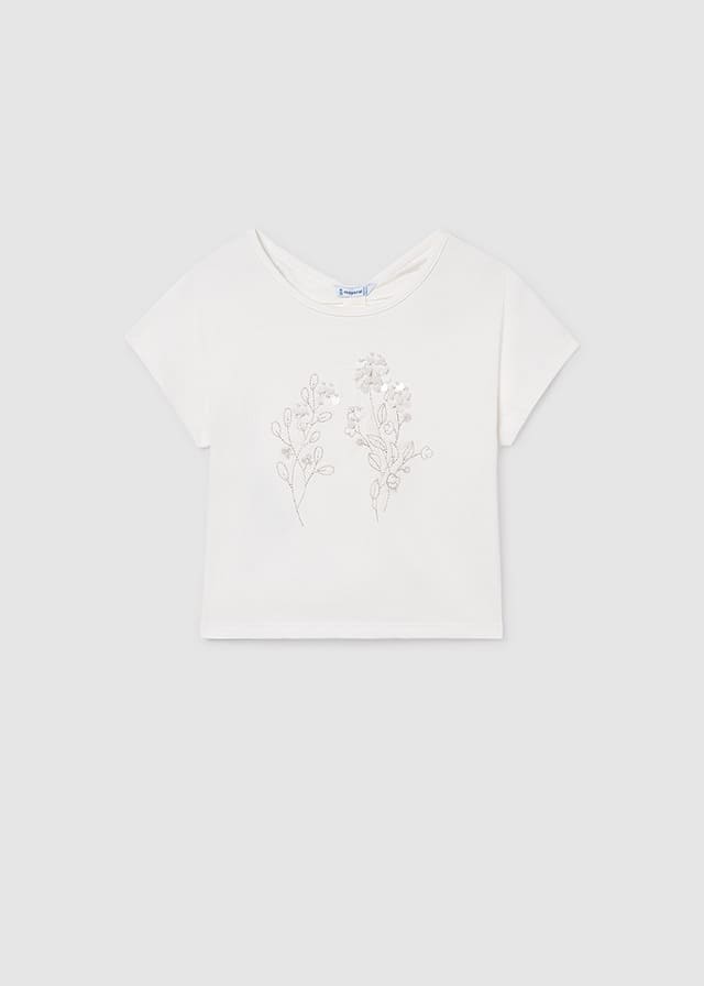 Camiseta m/c lentejuelas