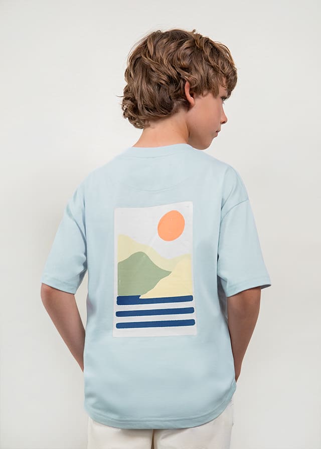 Camiseta m/c paisaje