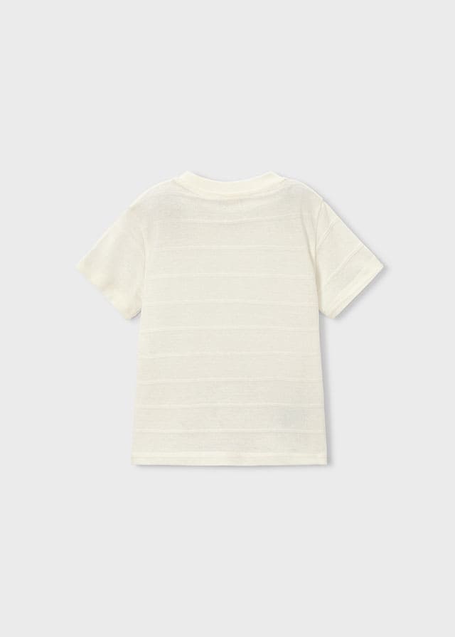 Camiseta m/c punto estructura