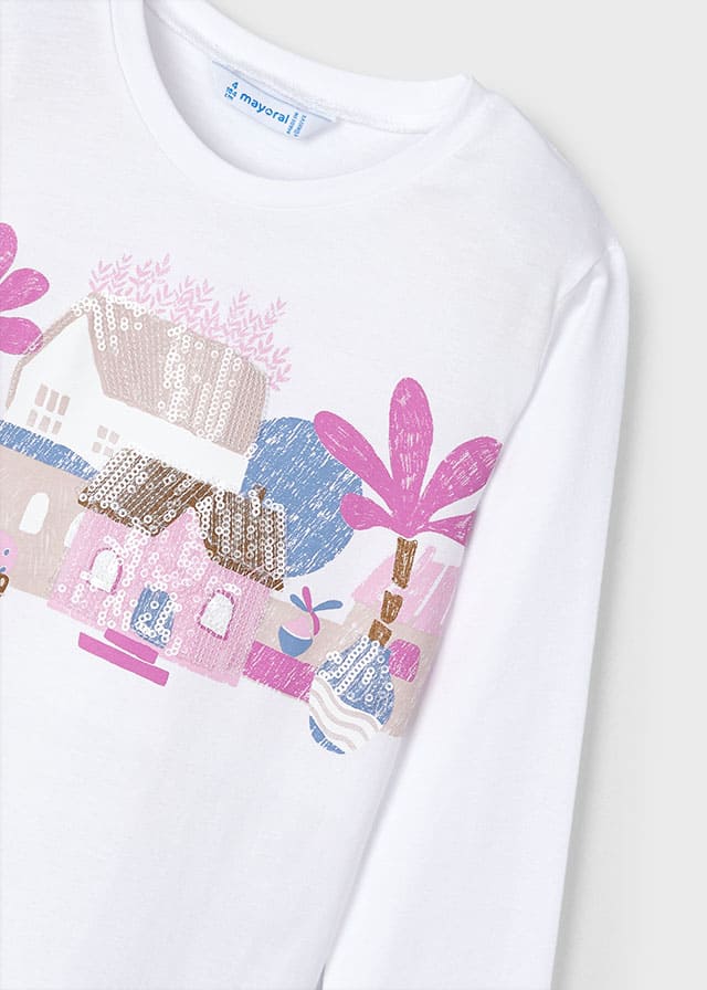 Camiseta m/l lentejuelas