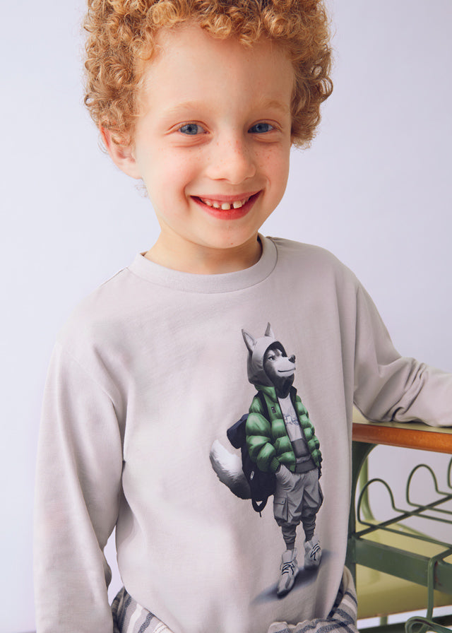 Camiseta m/l wolf