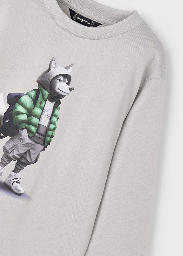 Camiseta m/l wolf