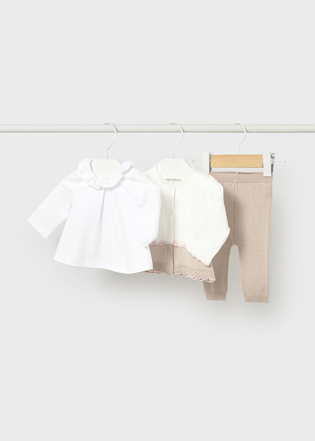 Conj. 3 piezas tricot