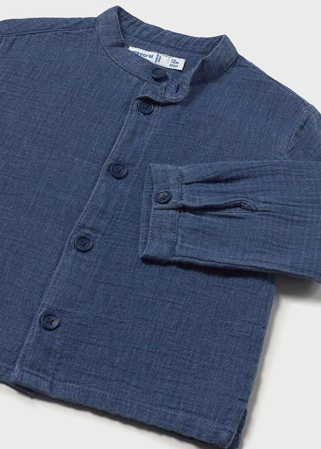 Conj. Camisa m/l  y Bermuda bambula tejanera