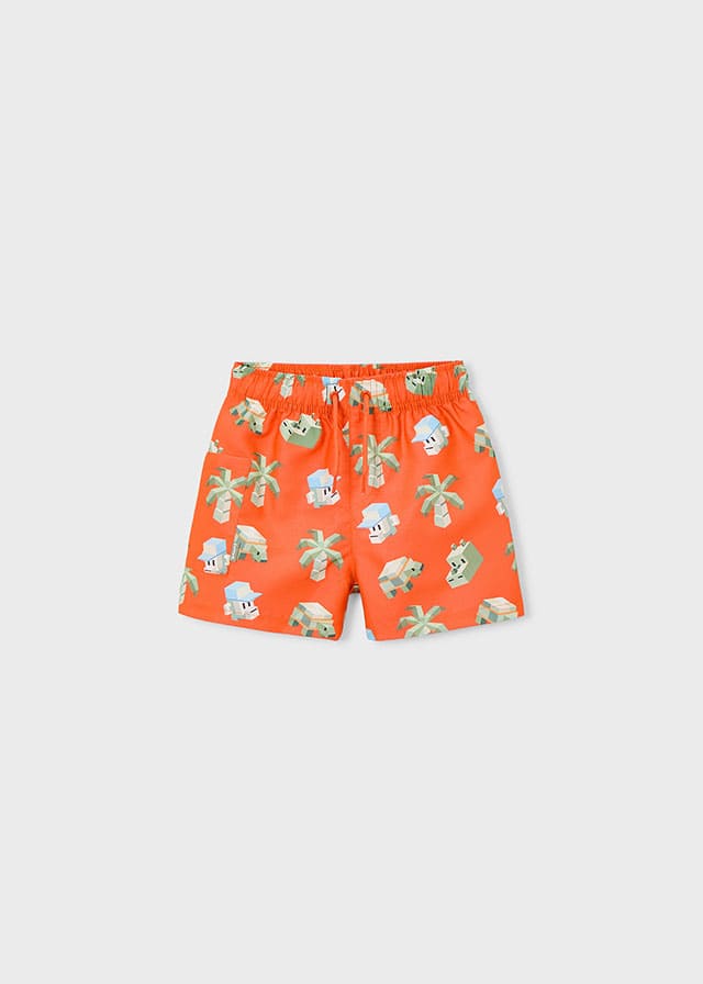 Conj. Camiseta tirantes y Bañador bermuda estampado