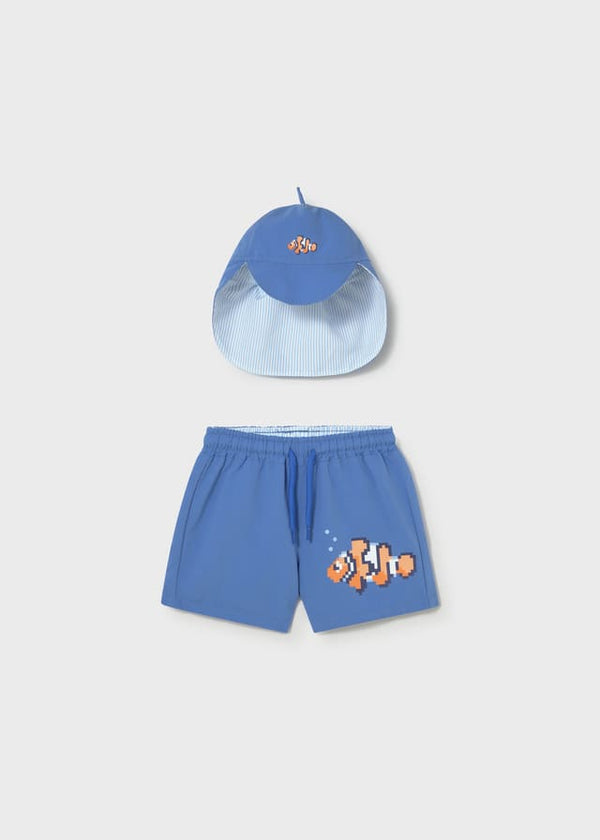 Conj. bañador-gorro orejas