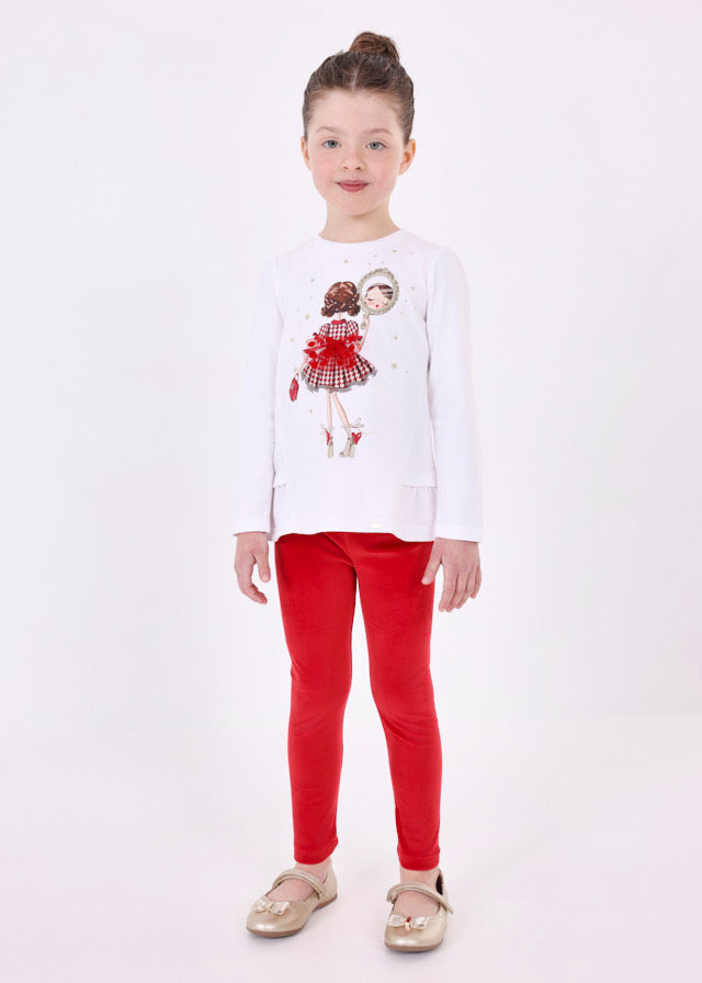 Conj. leggings terciopelo