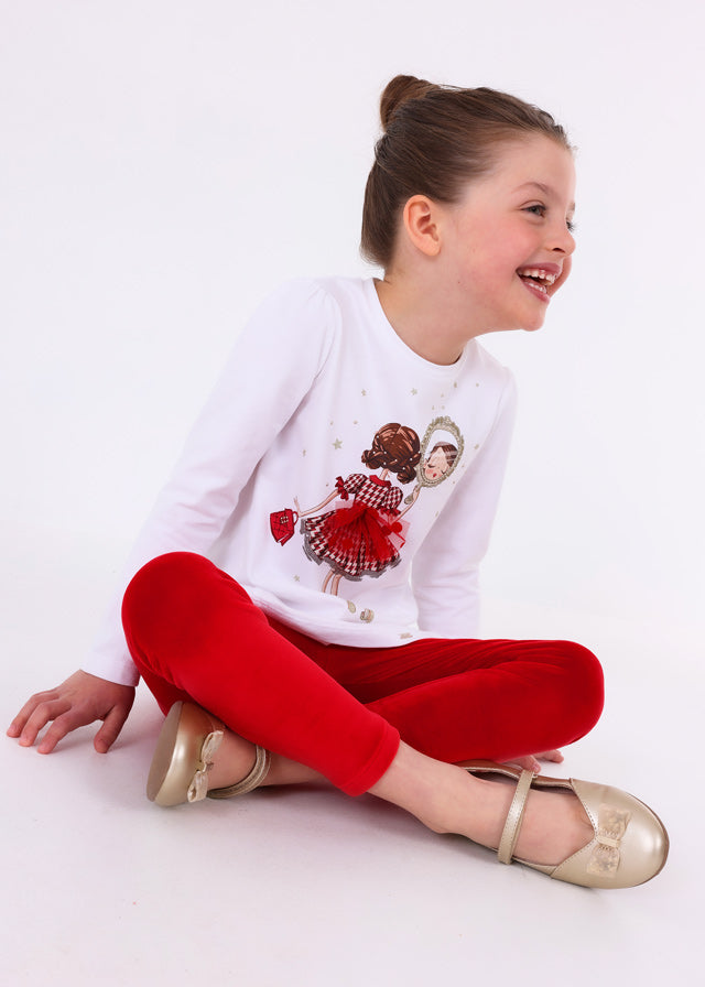 Conj. leggings terciopelo
