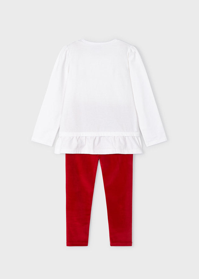 Conj. leggings terciopelo