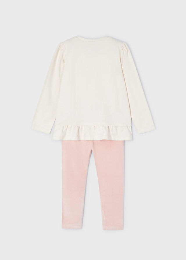 Conj. leggings terciopelo