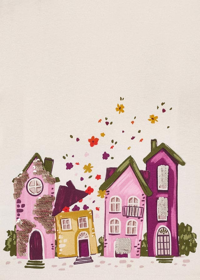 Conj. leggings flock