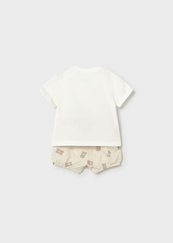 Conj. pantalon corto camiseta
